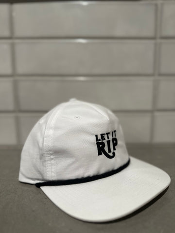 Black & White Rope Hat - Hook Logo