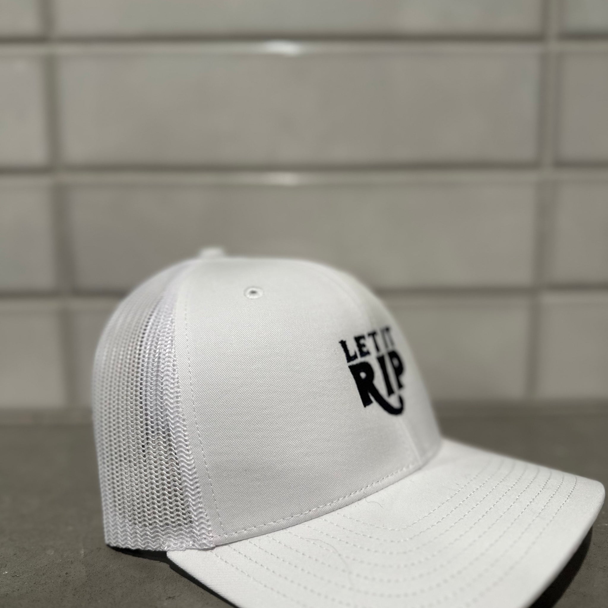 Black & White - Mesh Back - Hook Logo