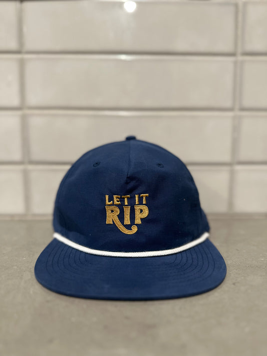 Blue/Gold/White Rope Hat - Hook Logo